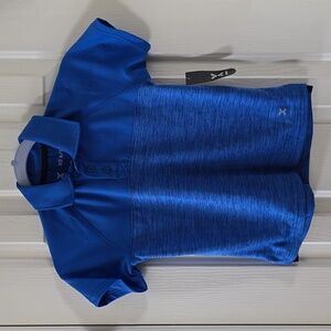 XERSION BOYS BLUE 3 BUTTON POLO SIZE XS 6/7